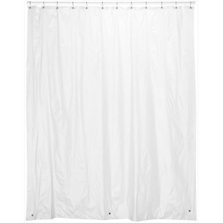 CARNATION HOME FASHIONS Carnation Home Fashions SC-84-10 72" x 84" Vinyl Shower Curtain Liner - Frost Clear SC-84/10